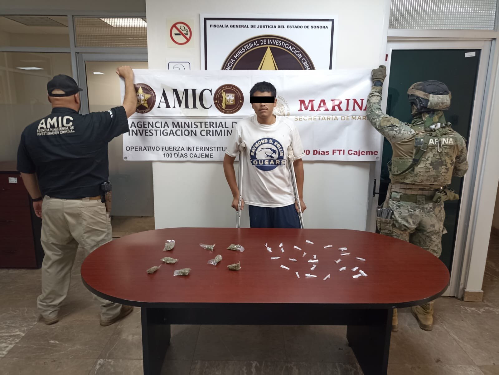 Operativo Escudo Sable realiza cateo positivo y detiene a sujeto en Ciudad Obregón