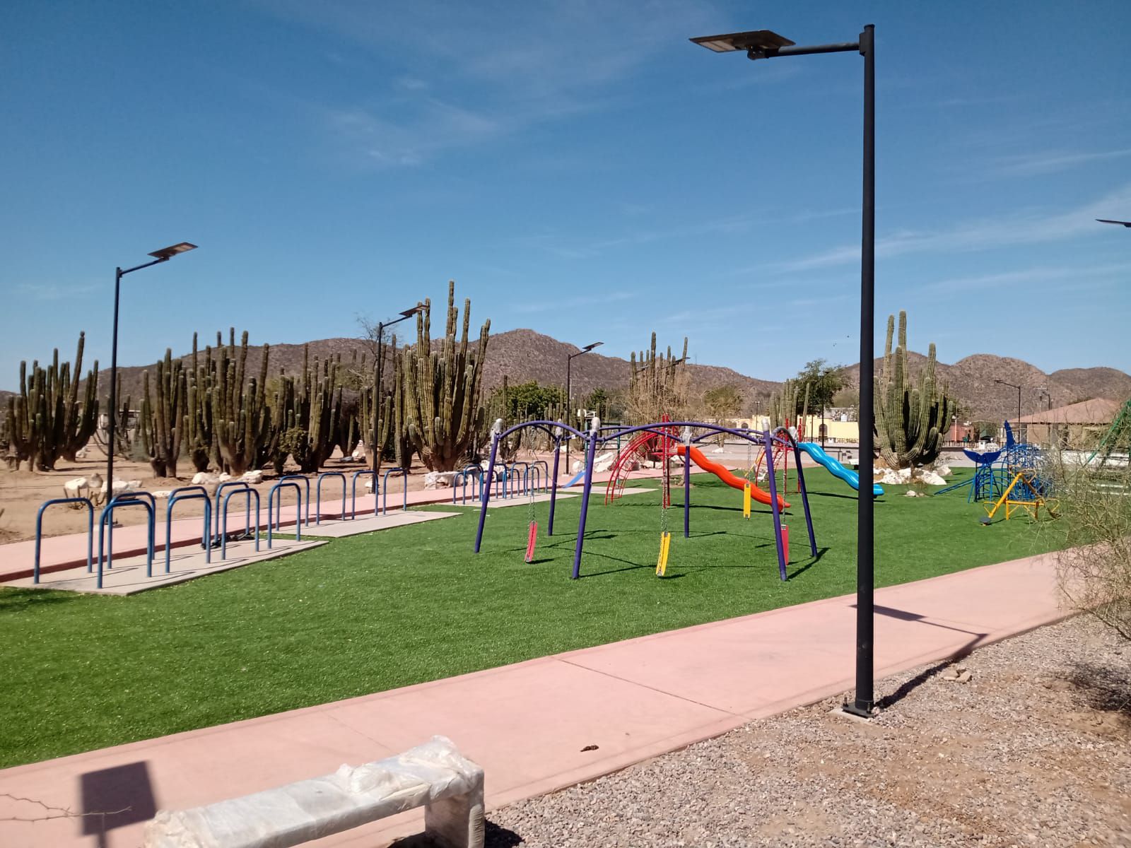 Trabajos de rehabilitación de parque ecológico El Sahuaral presentan 90 por ciento de avance