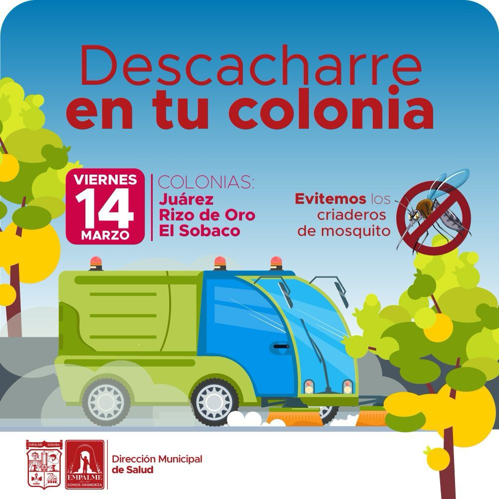 13 marzo habra jornada de descacharre