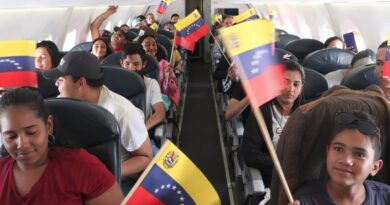 Venezuela recibe a 311 migrantes retornados con el plan Vuelta a la Patria