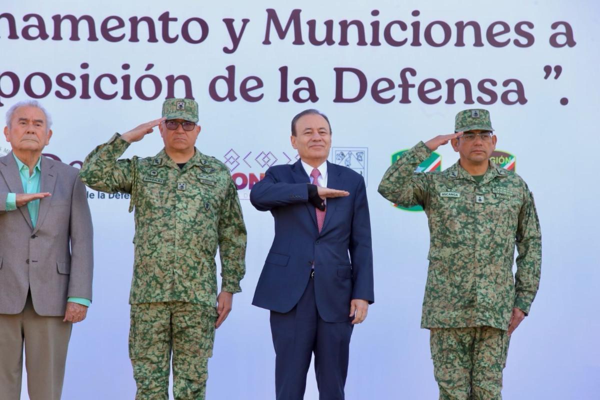 Gobernador Durazo encabeza golpe a la delincuencia con destrucción de armamento en Sonora por Ejército Mexicano