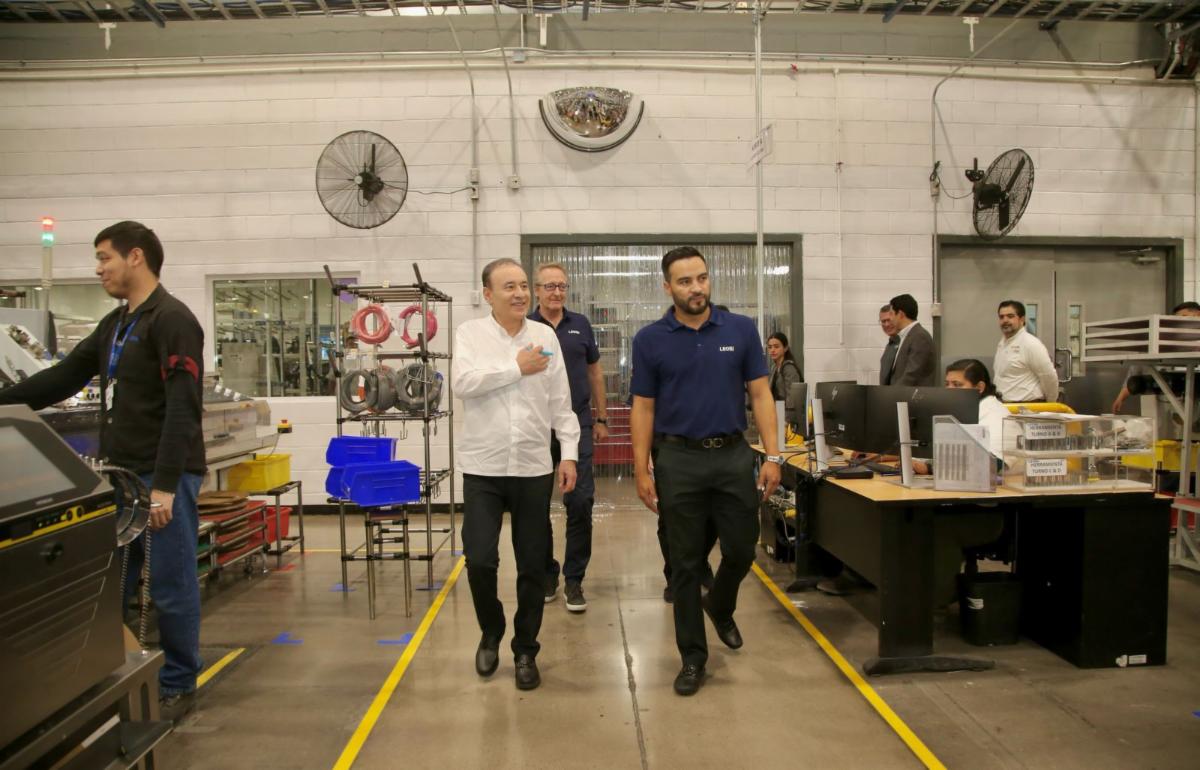 Impulsa Gobernador Durazo más empleo e inversión con inauguración del Centro de Capacitación de Leoni