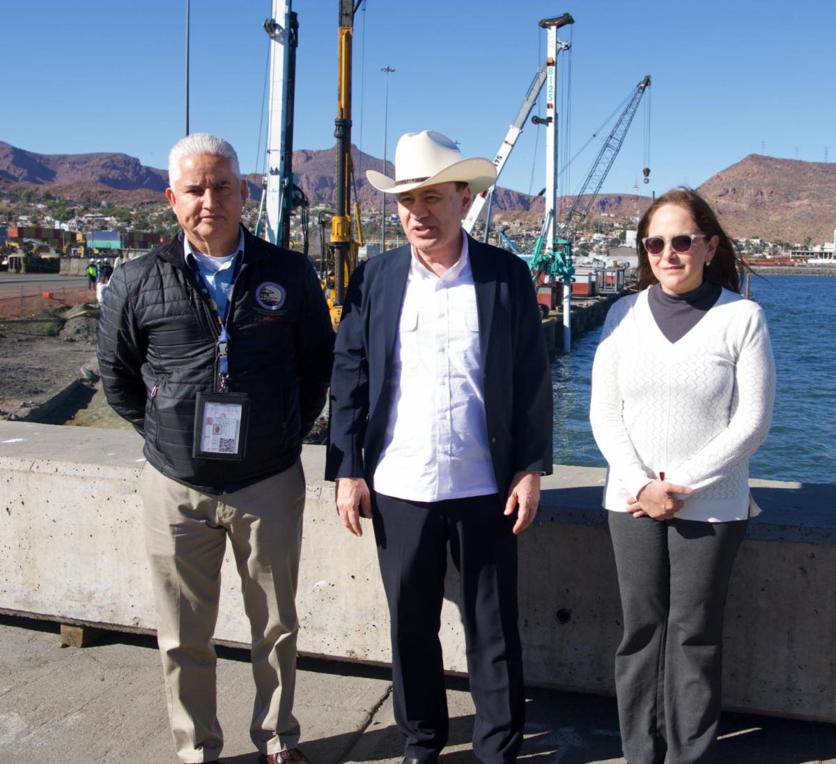 Con Plan Sonora, Gobernador Durazo atrae interés de naviera danesa para invertir en el Puerto de Guaymas