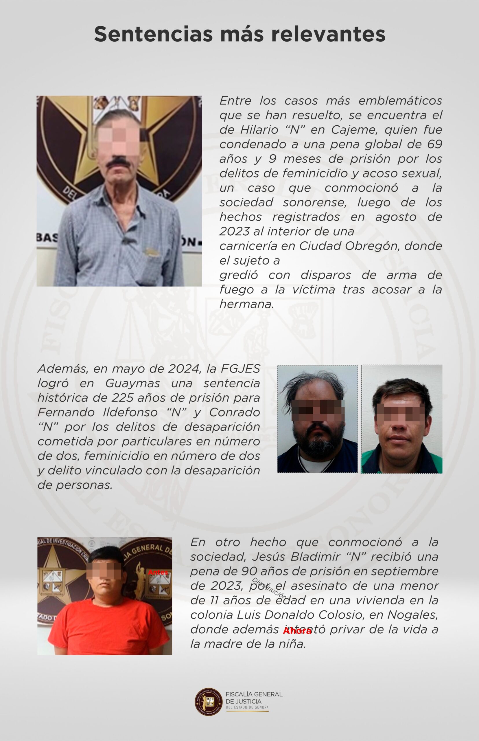 Sonora fortalece acciones contra el feminicidio