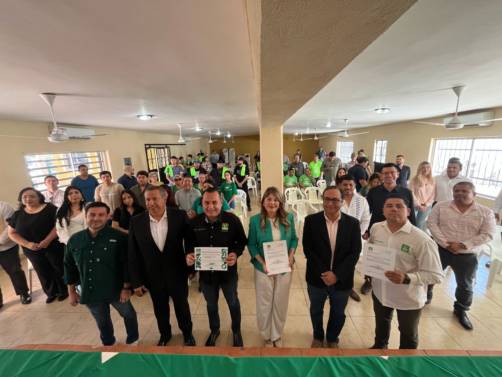 Renuevan dirigentes del Partido Verde en Guaymas y Empalme