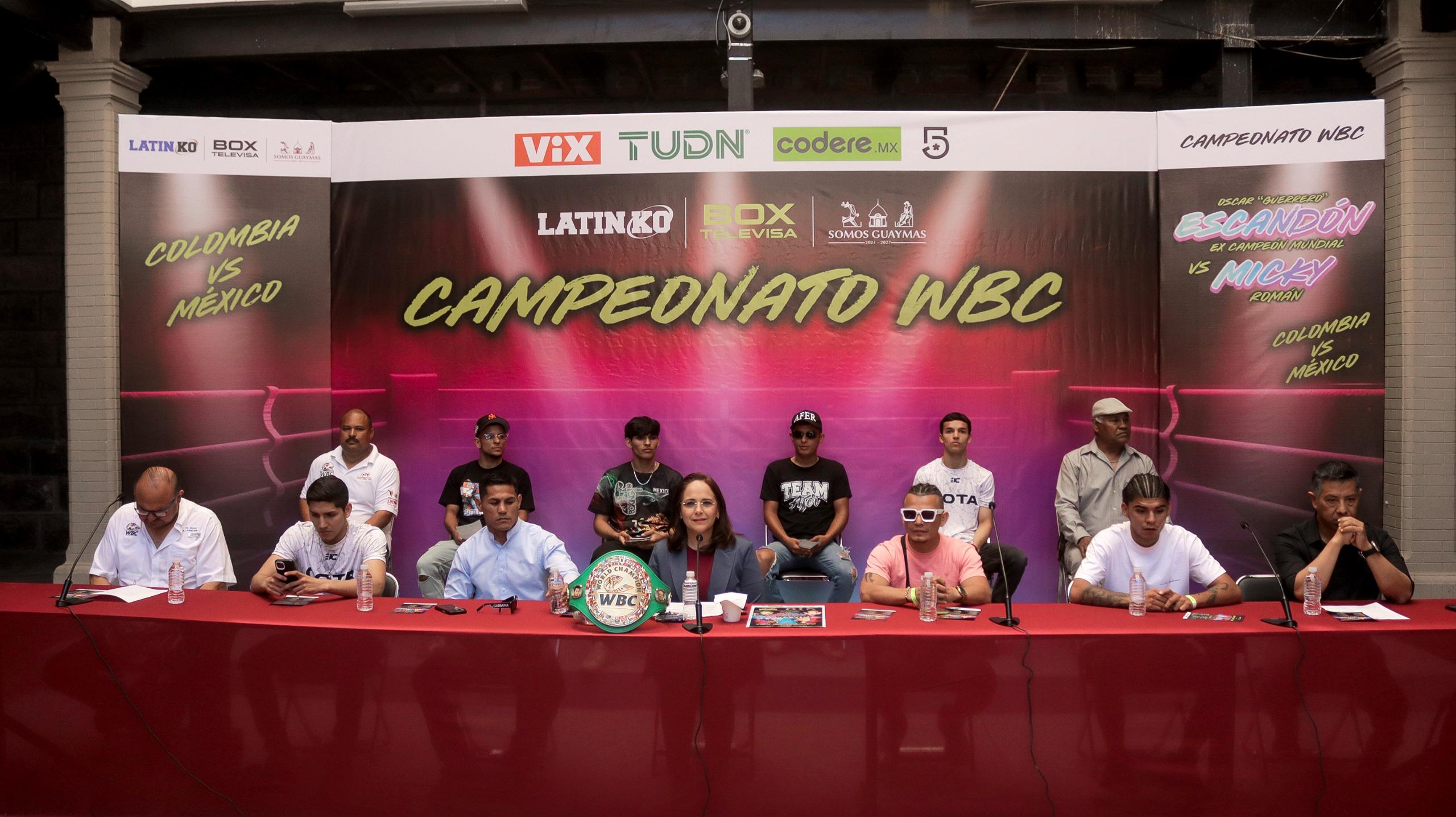 ¡Todo listo! para campeonato WBC Colombia Vs México