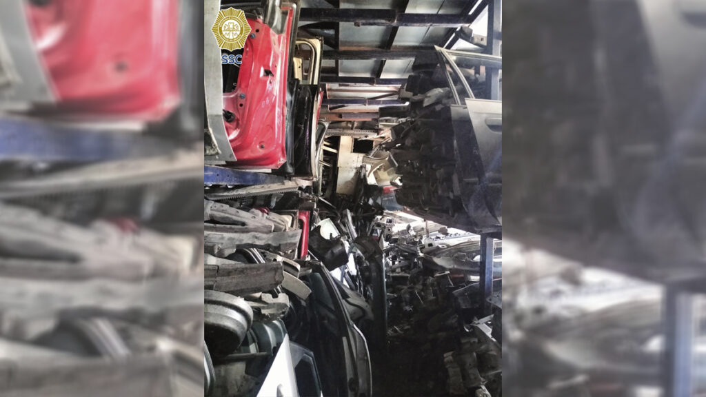 Aseguran 40 toneladas de autopartes con números de serie borrados en Iztapalapa 1 2