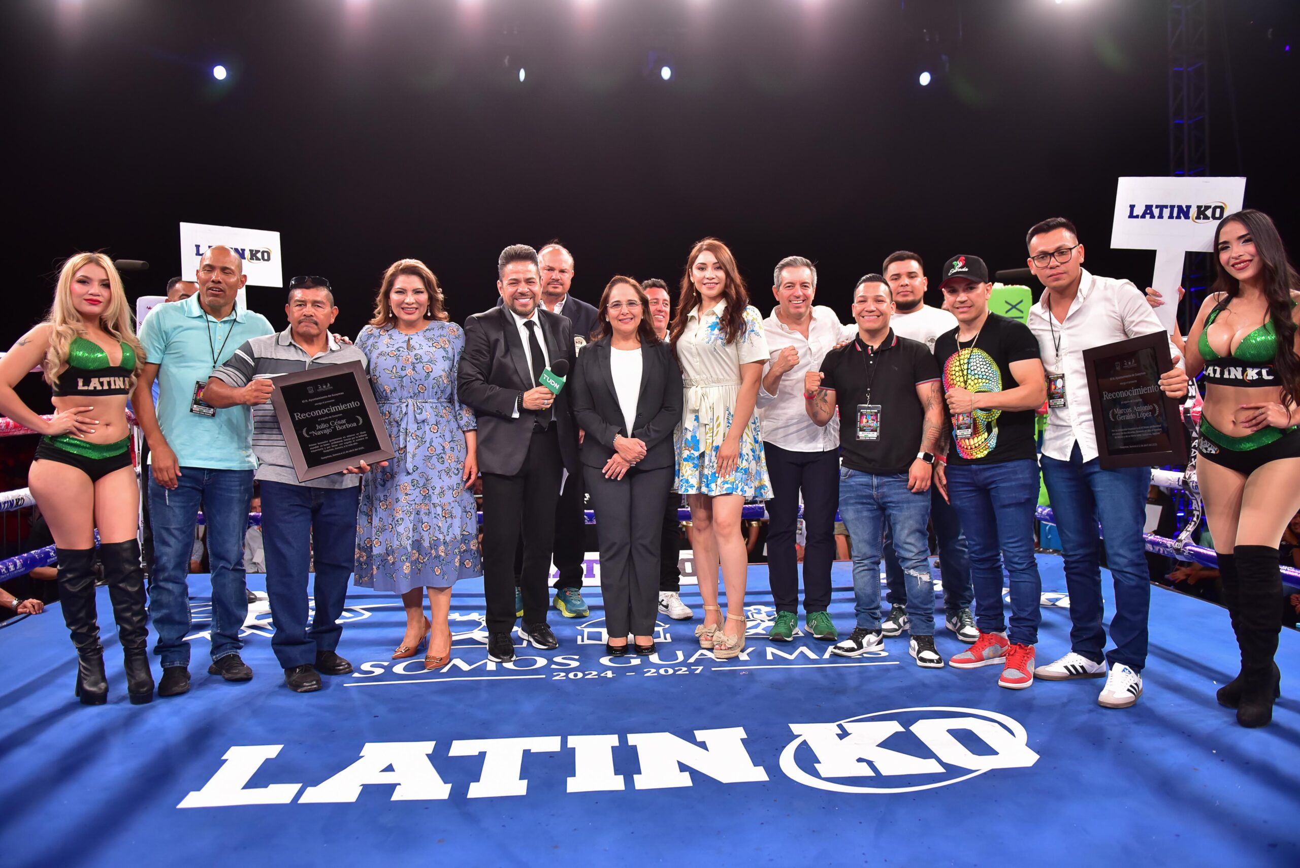 Reconocen a leyendas del boxeo guaymense