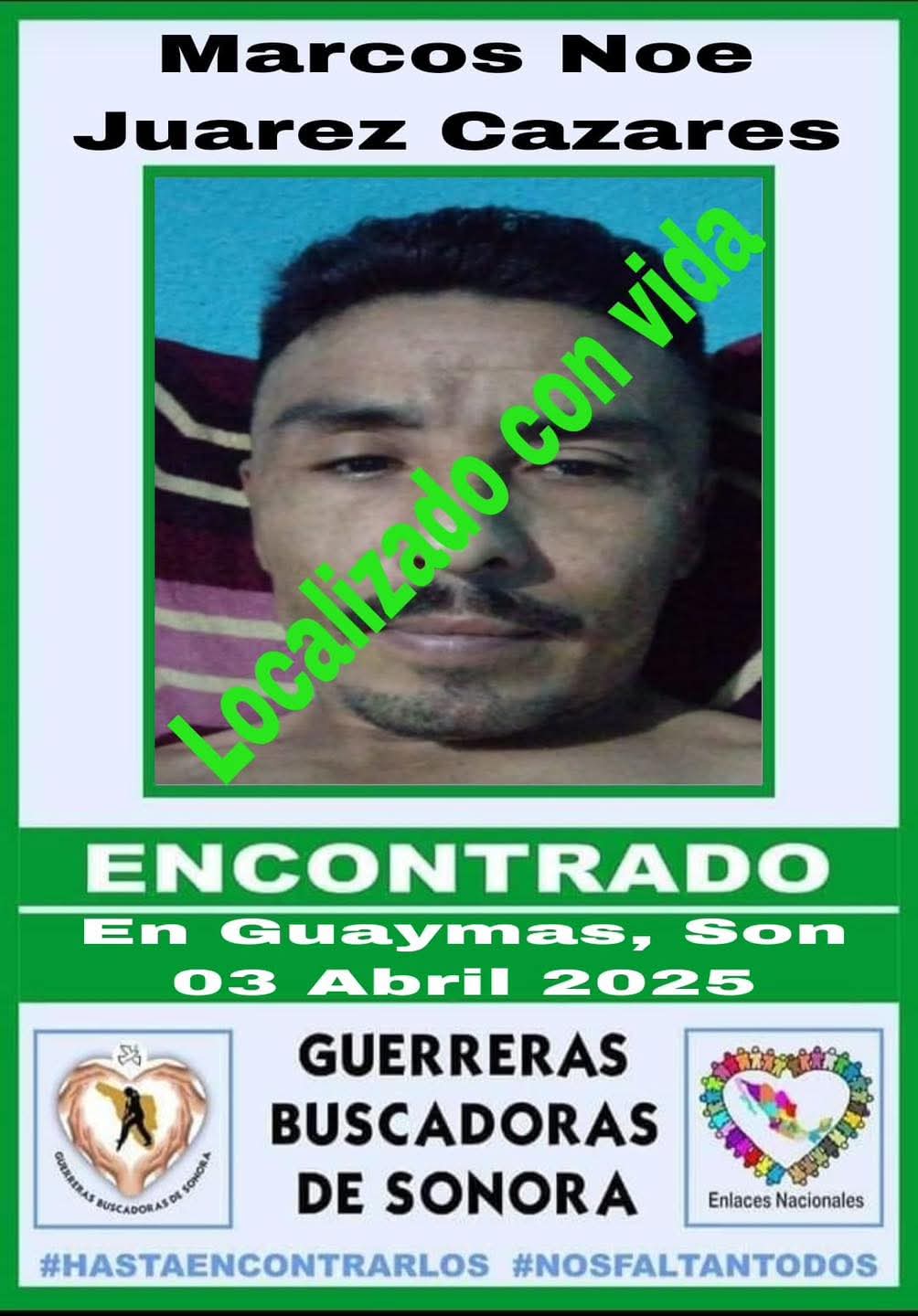 Regresan a casa dos desaparecidos