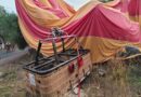 Globo aerostático se desploma cerca de la zona arqueológica de Teotihuacán; 12 pasajeros lesionados