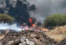 Se incendia predio
