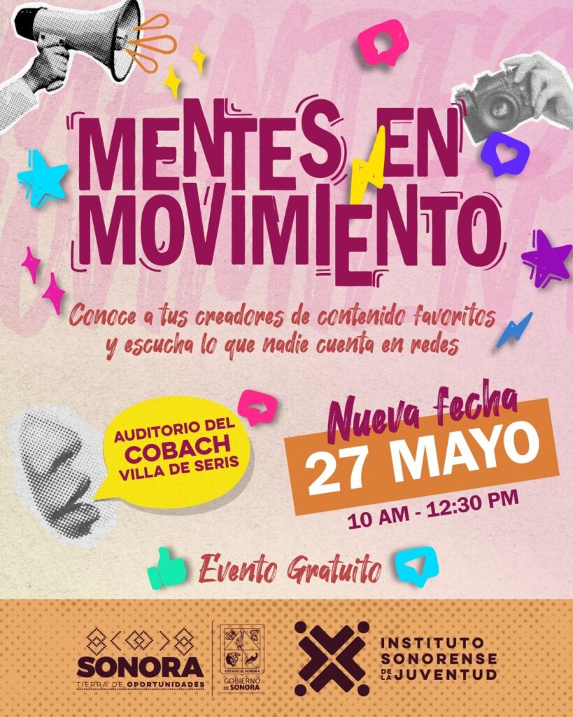 Gobierno de Sonora invita al evento “Mentes en Movimiento” 1 646