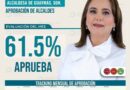  Alcaldesa aumenta grado de aprobación