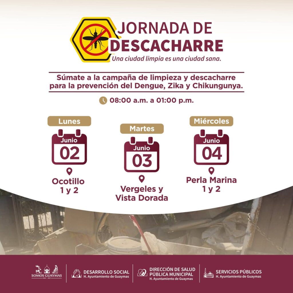 Sigue campaña contra dengue en Guaymas 1 FB IMG 1748563612427