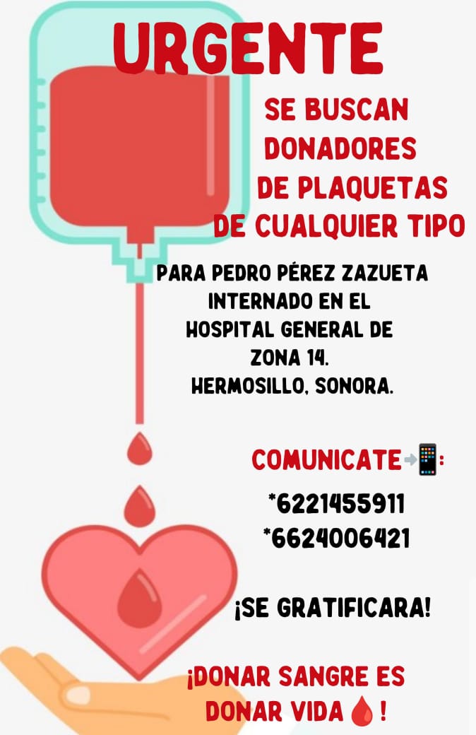 Piden donadores para joven con probable Ricketsiosis