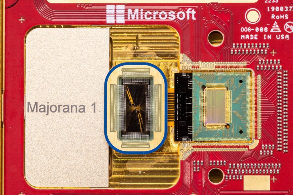 Majorana 1 detalle chip