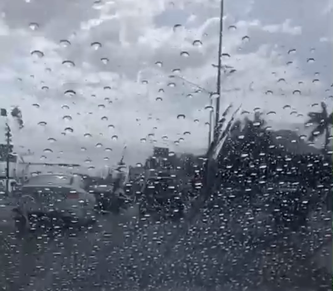 Cae primera lluvia de la temporada en Guaymas y Empalme