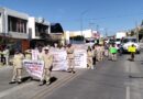 Marchan para exigir mejoras cientos de trabajadores