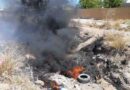 Se incendia predio