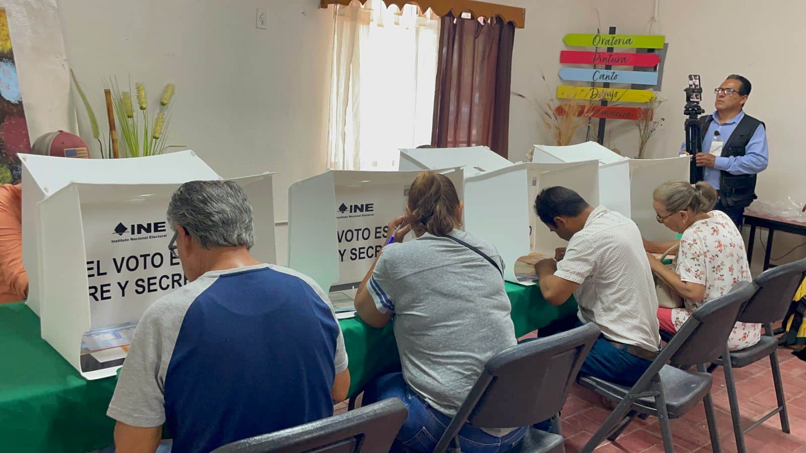Se registra jornada electoral sin incidencias