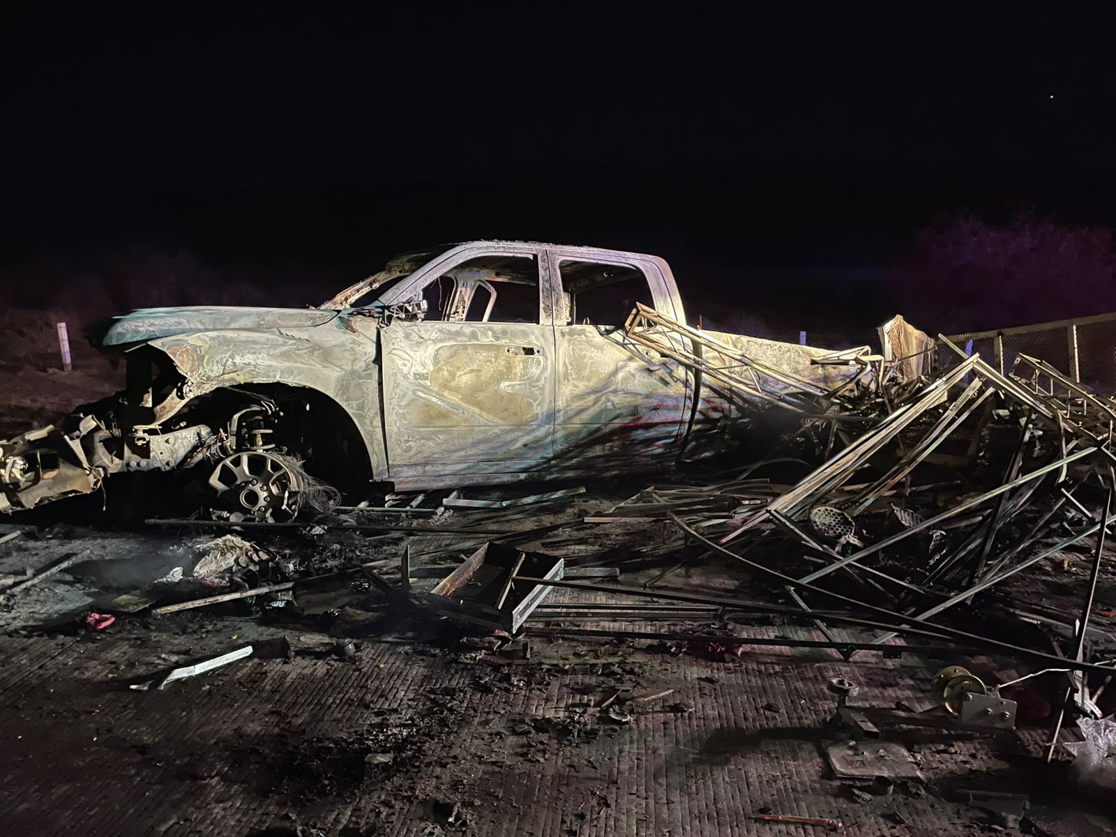 Sufren hombres quemaduras