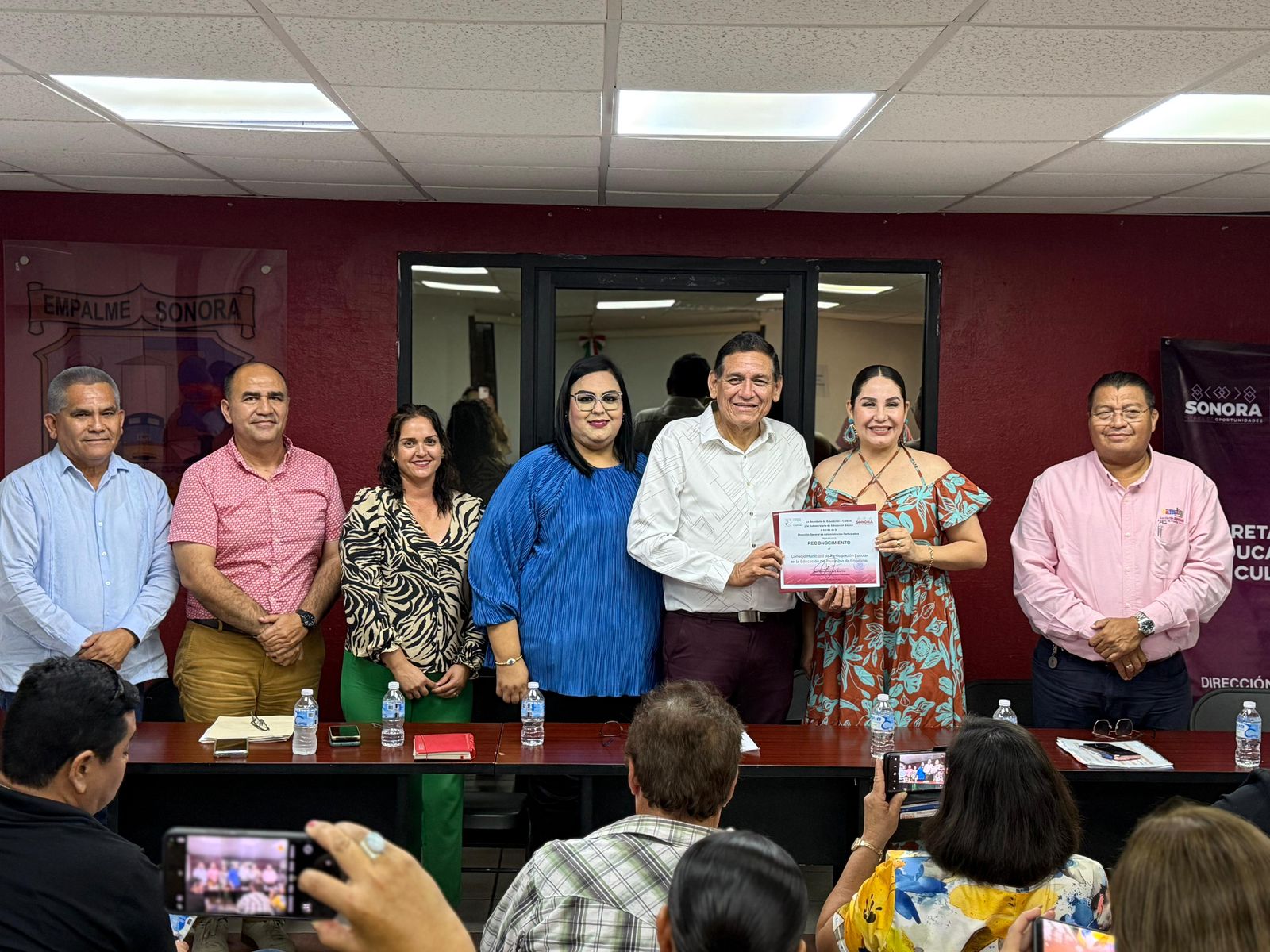 Formalizan Consejo Municipal de Participación Escolar en Empalme