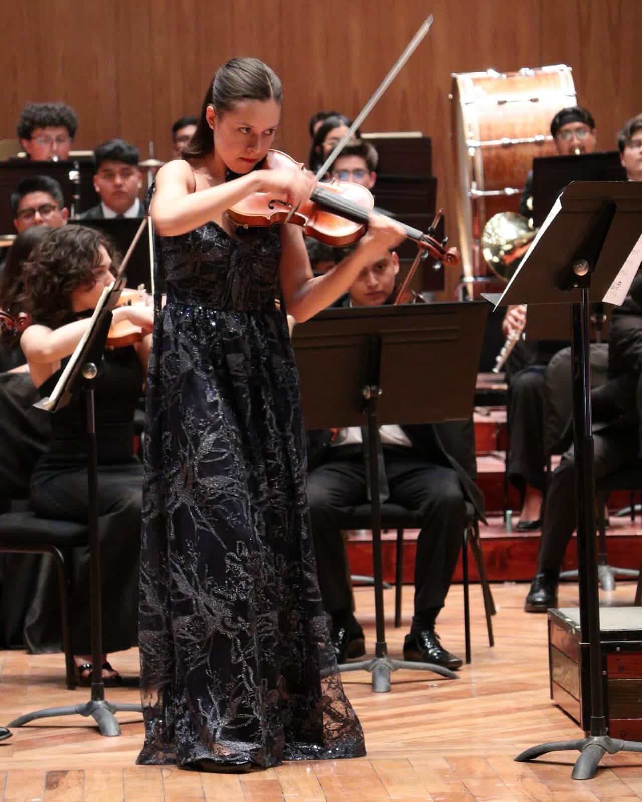 Joven violinista guaymense participará en festival internacional en Italia