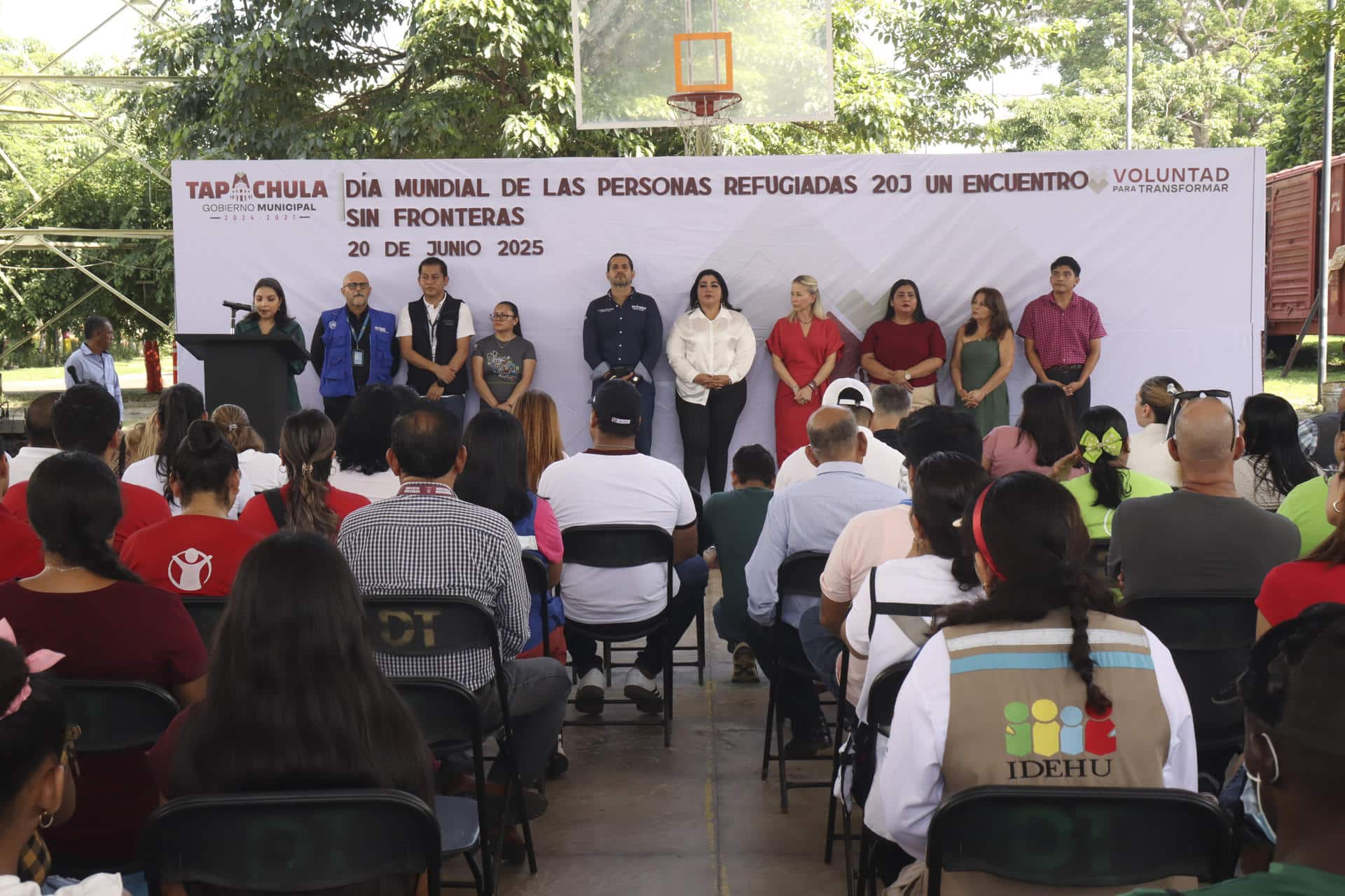 Organizaciones y autoridades conmemoran el Día Mundial del Refugiado en la frontera sur de México