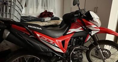 Desaparece motocicleta