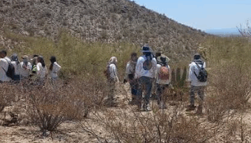 Buscadoras de Guaymas y Empalme participan en rastreo estatal