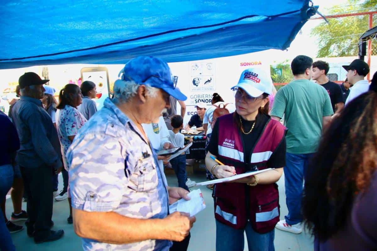 Gobernador Durazo lleva feria de servicios gratuitos “Sonora Atiende” a colonia Mártires de Cananea