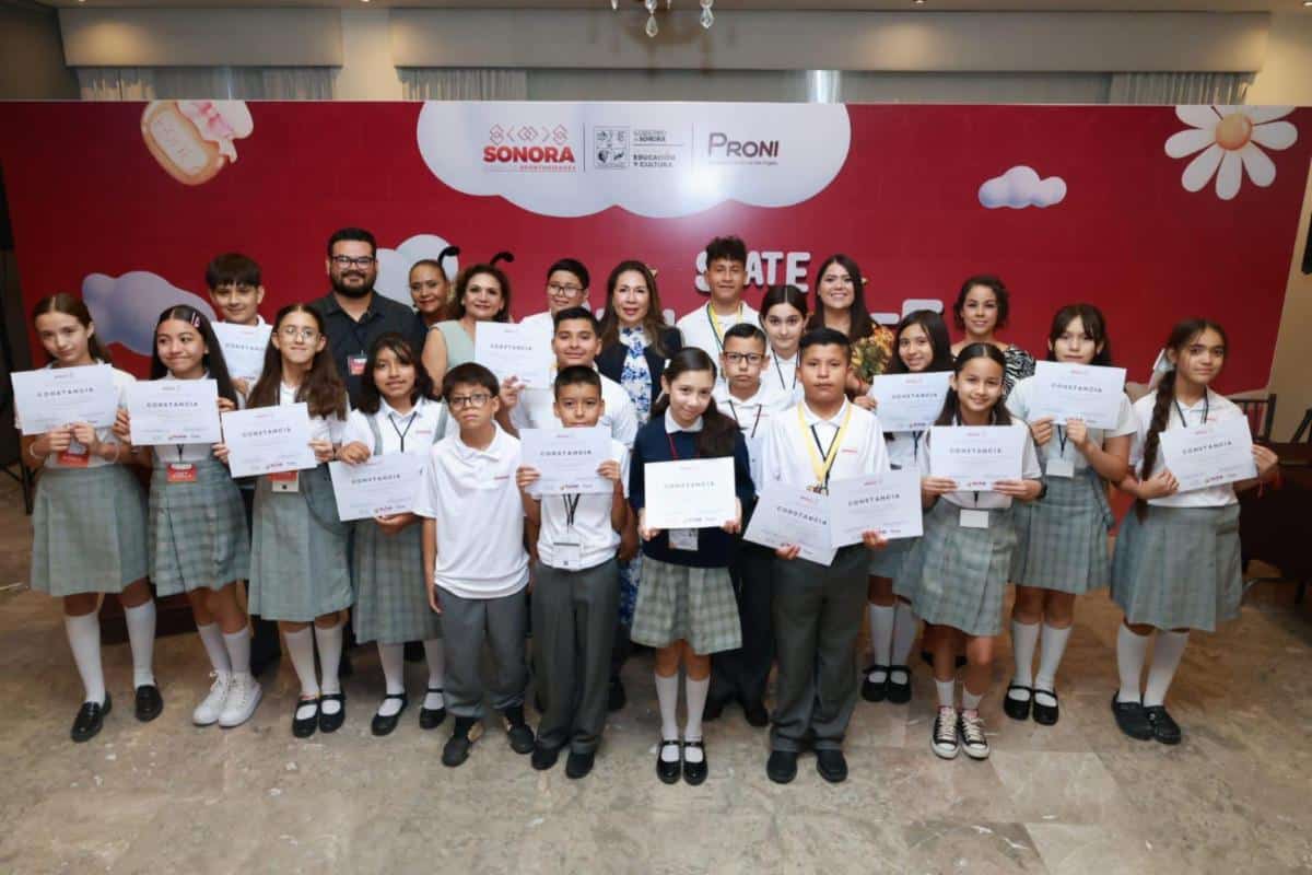 Reconoce Gobierno de Sonora a participantes del Concurso Estatal Spelling Bee 2025: SEC