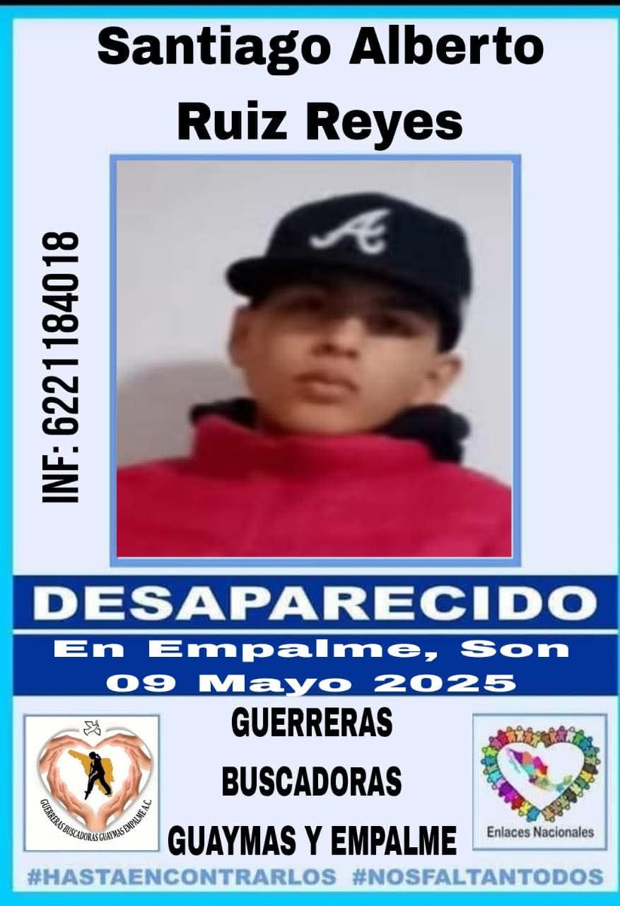 En mayo, reportan 3 personas desaparecidas