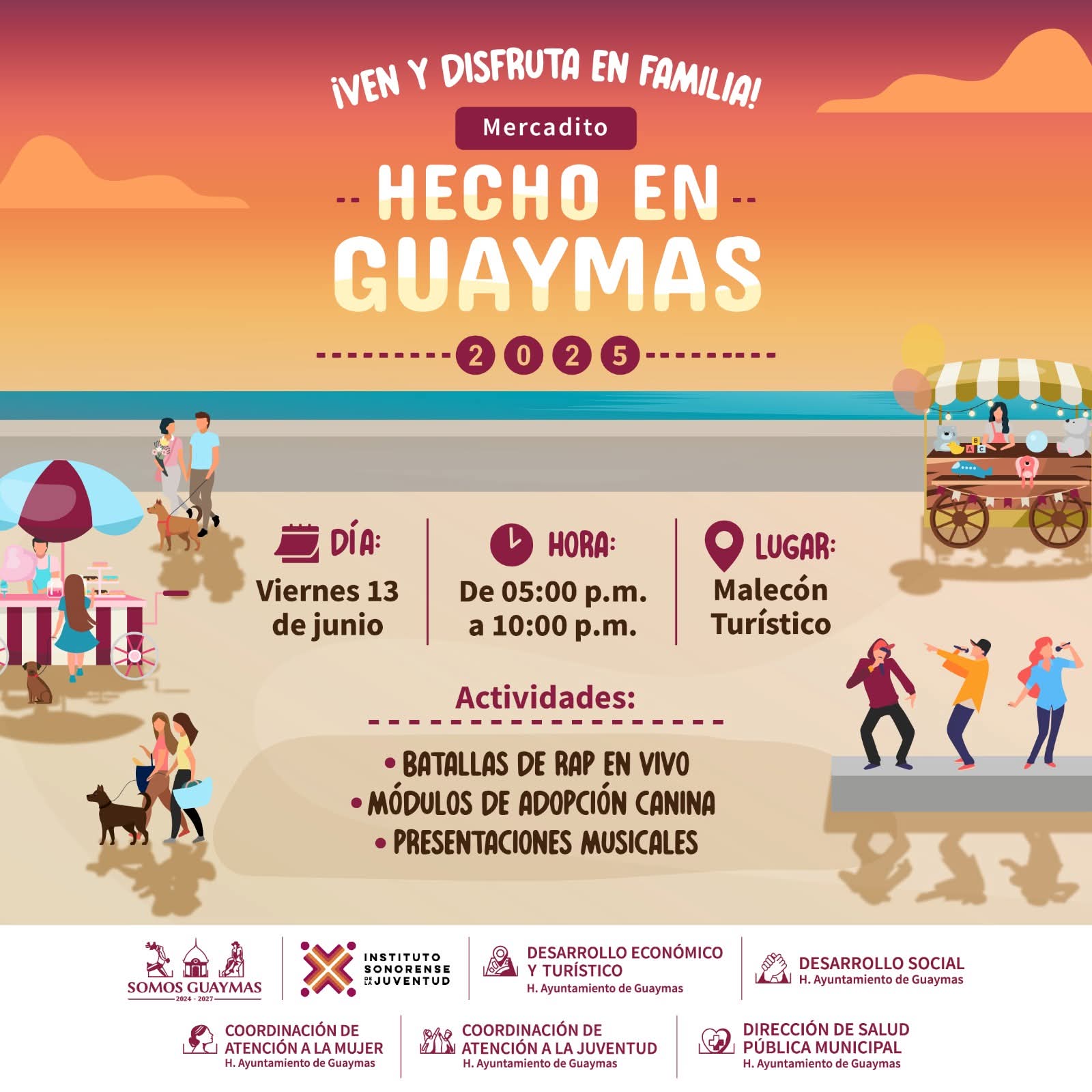 Habrá mercadito de emprendimientos