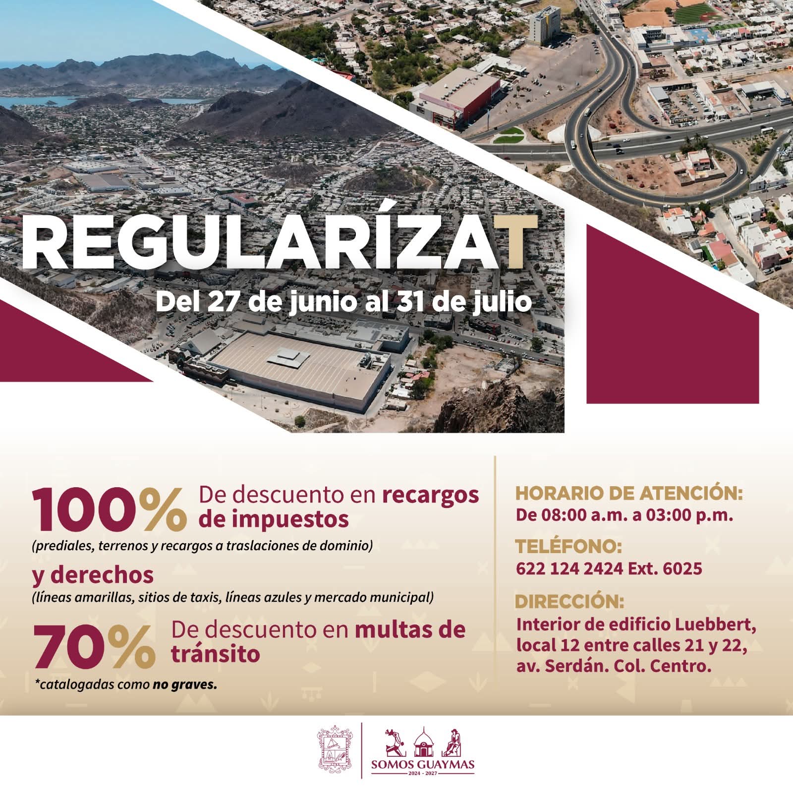 Ofrece Tesorería descuentos