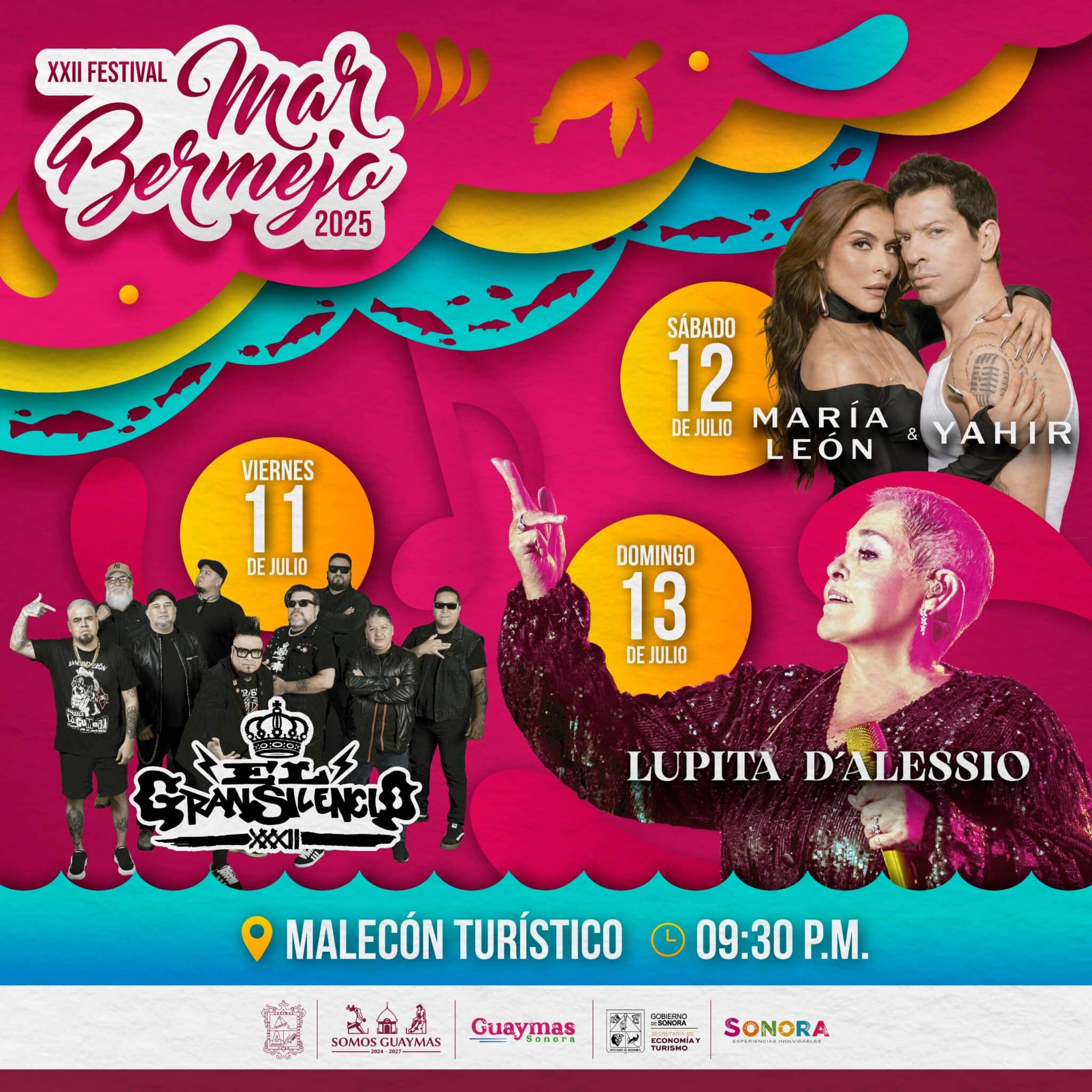 Listas las actividades del XXII Festival Mar Bermejo 2025