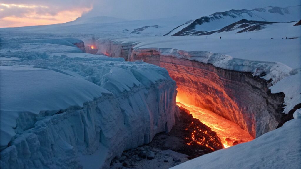 antarctique volcan