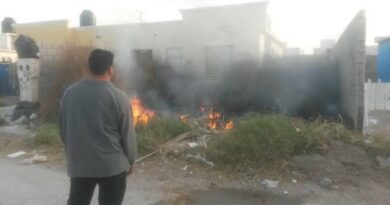 Se incendia predio en el sector Oriente