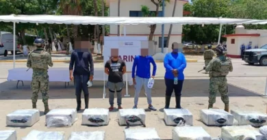 Aseguran más de media tonelada de cocaína en costas de Oaxaca