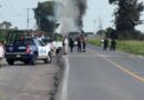 Incendian camión de pasajeros en Guanajuato; autoridades ya investigan los hechos