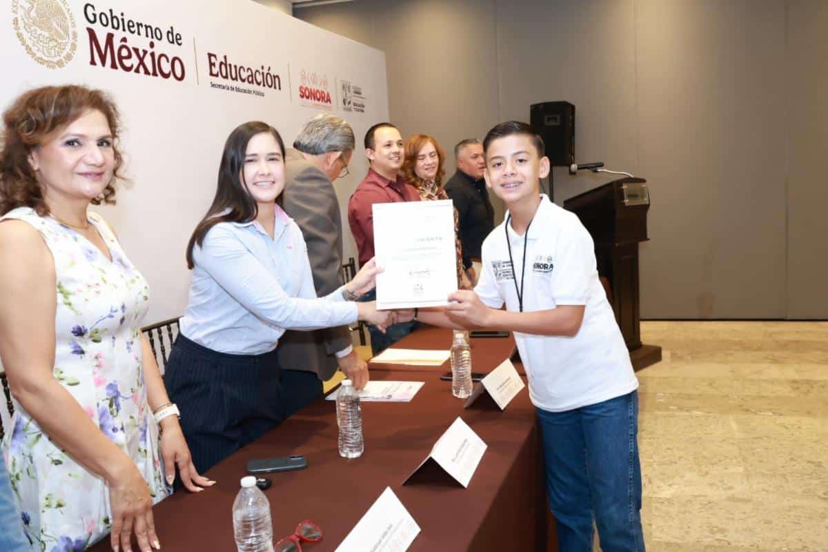 Reconoce Gobierno de Sonora a ganadores de la Olimpiada del Conocimiento Infantil 2025: SEC