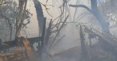 Sofocan fuego en predio