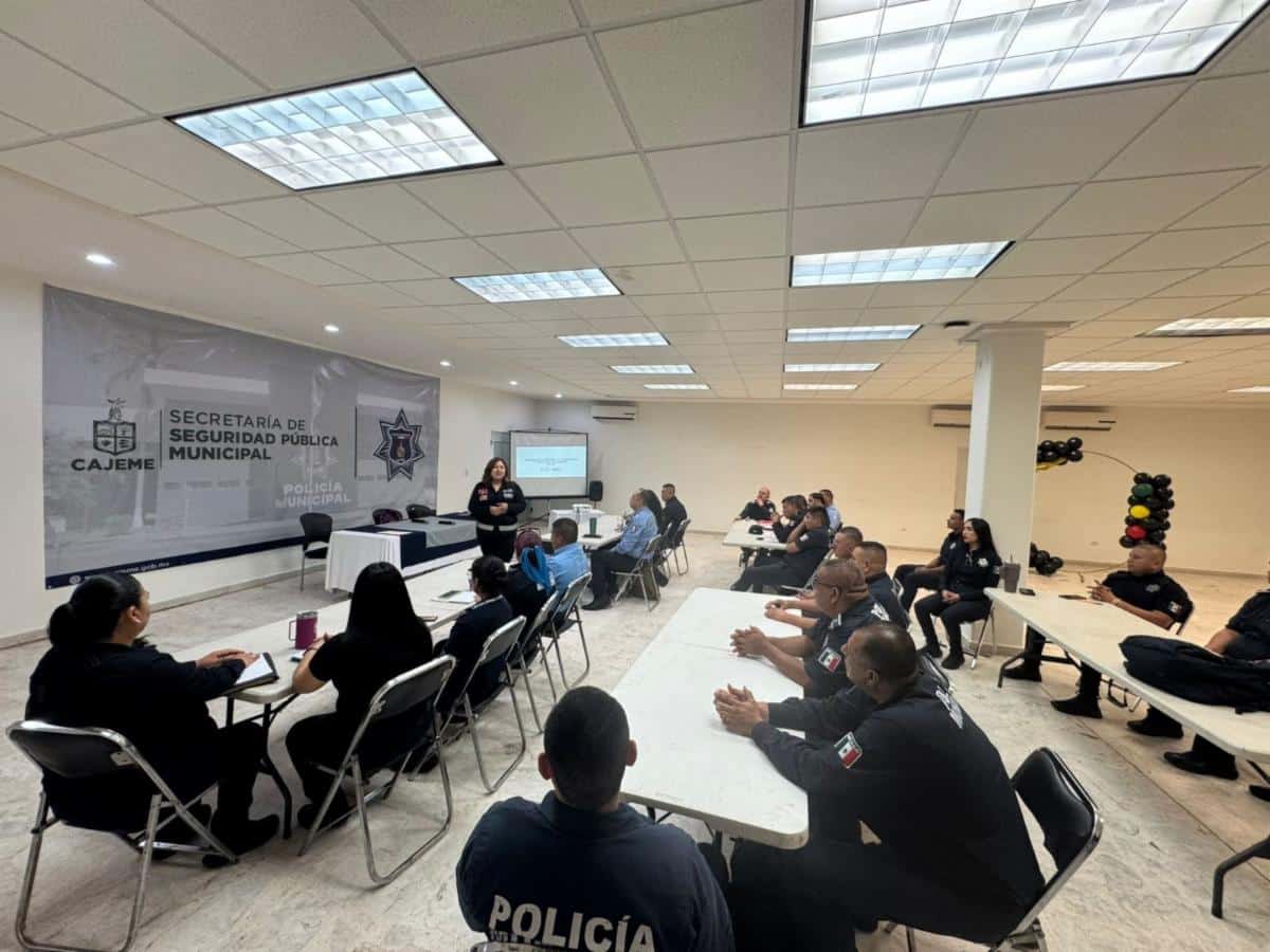 Gobierno de Sonora capacita a policías municipales de Cajeme en perspectiva de género