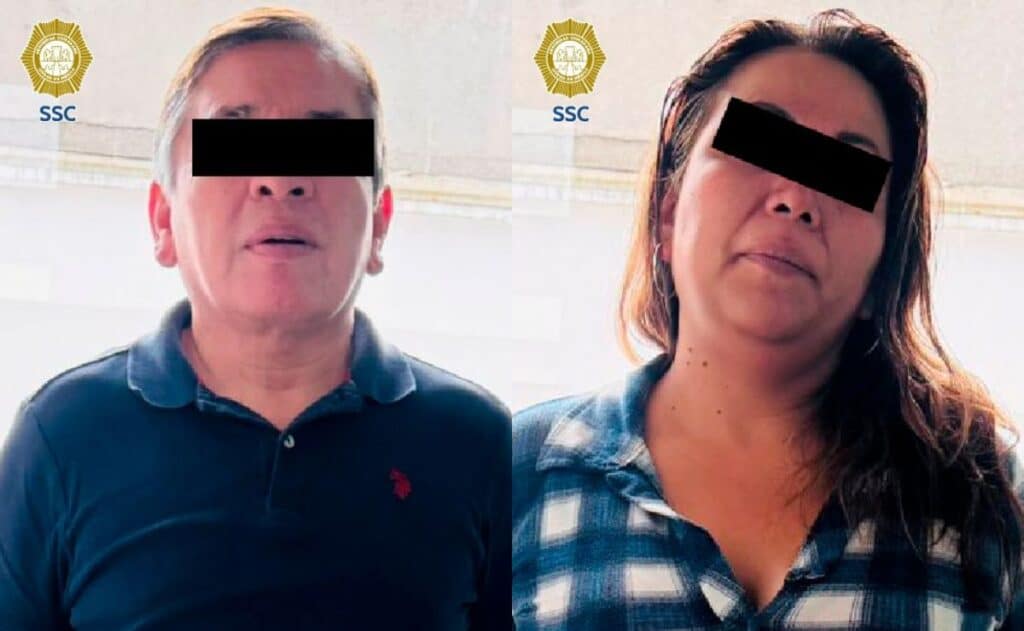 Detienen a pareja por robo a usuarios del AICM 1 5 5