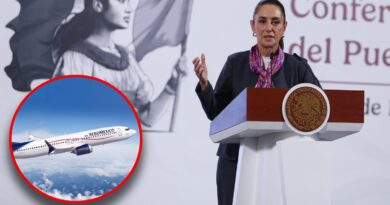 Sheinbaum garantiza seguridad en el AICM tras incidente entre aeronaves