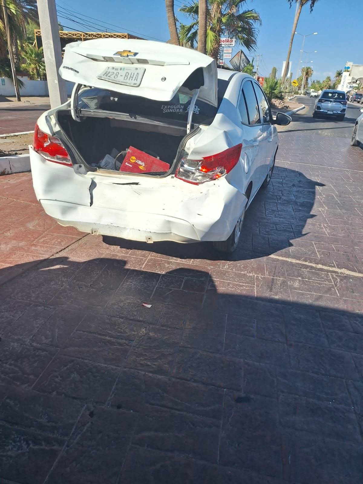 Choque por alcance en San Carlos