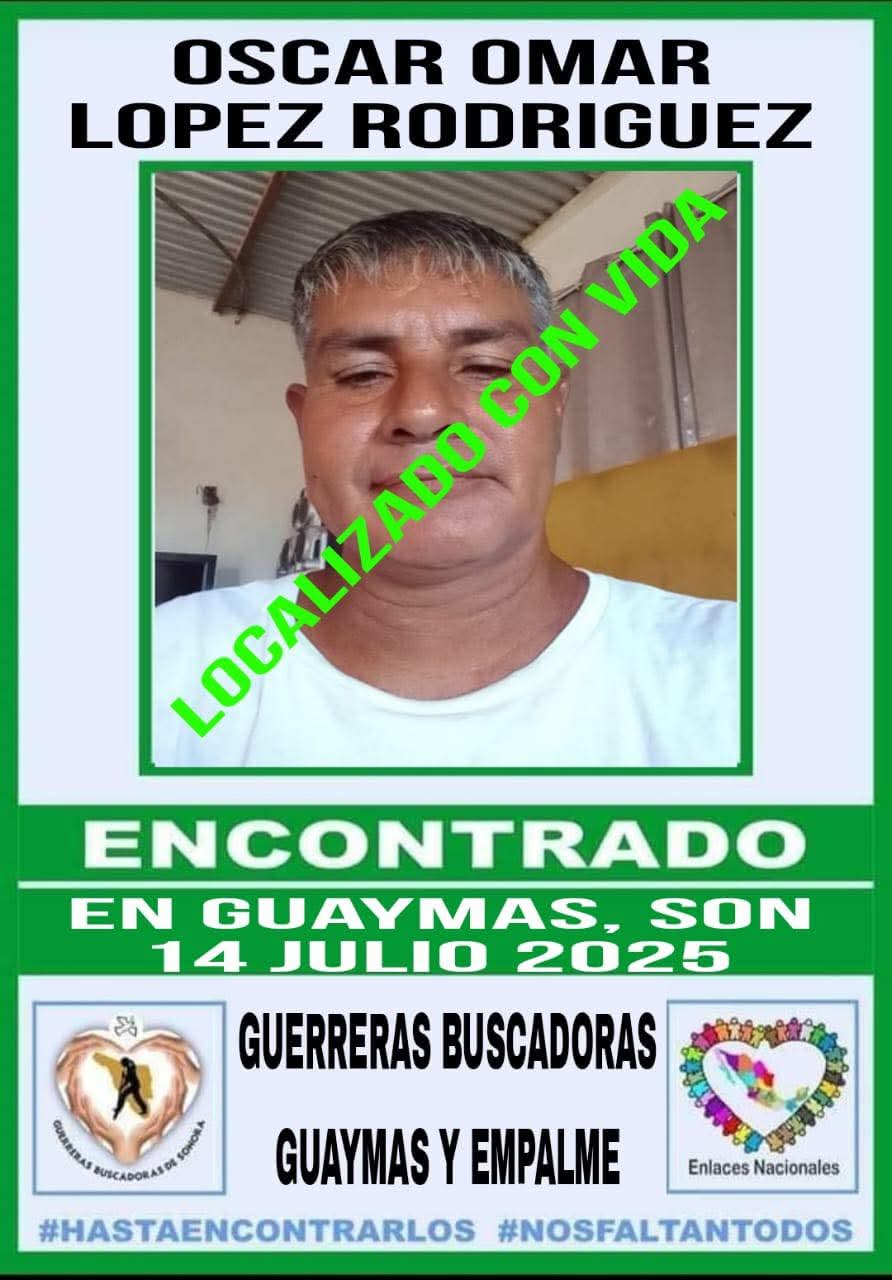 Localizan a 3 personas desaparecidas