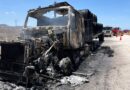 Se incendia tráiler; operador resultó ileso
