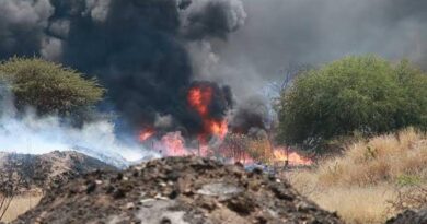 Se incendia predio