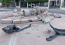 Destruyen fuente en Miramar
